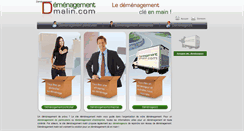 Desktop Screenshot of demenagement-malin.com