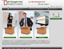 Tablet Screenshot of demenagement-malin.com